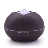 Aroma Essential Oil Diffuser Ultrasonic Air Humidifier with Wood Grain 7 Color Changing LED Lights