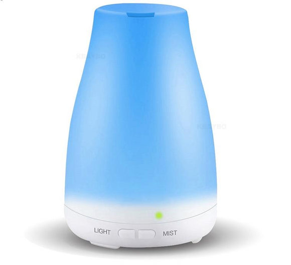 Essential Oil Diffuser, 120ml Aroma Essential Oil Cool Mist Humidifier, 7 Color LED Lights Changing for Home Office Baby