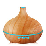 300ml Aroma Air Humidifier wood grain with LED lights Essential Oil Diffuser Aromatherapy Electric Mist Maker for Home