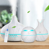 Aroma Air Humidifier Wood Aroma Essential Oil Diffuser