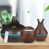 Aroma Air Humidifier Wood Aroma Essential Oil Diffuser